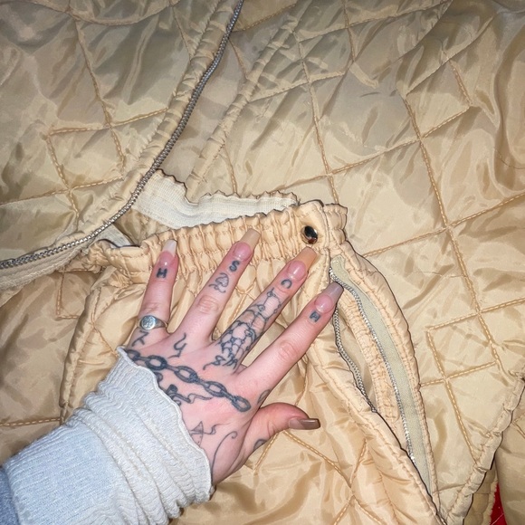 Vintage Quilted Pants and Jacket Set (60s) S/M - Picture 2 of 3